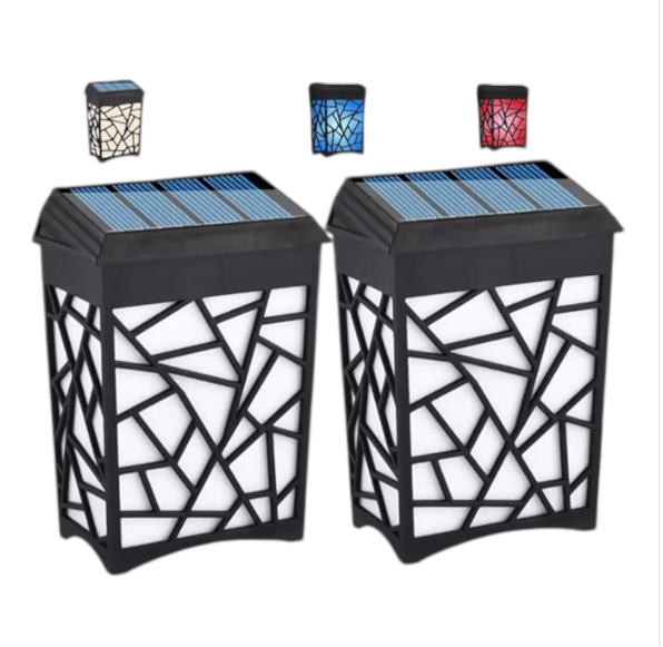 SET 3 Lumini Solare Colorate Decorative