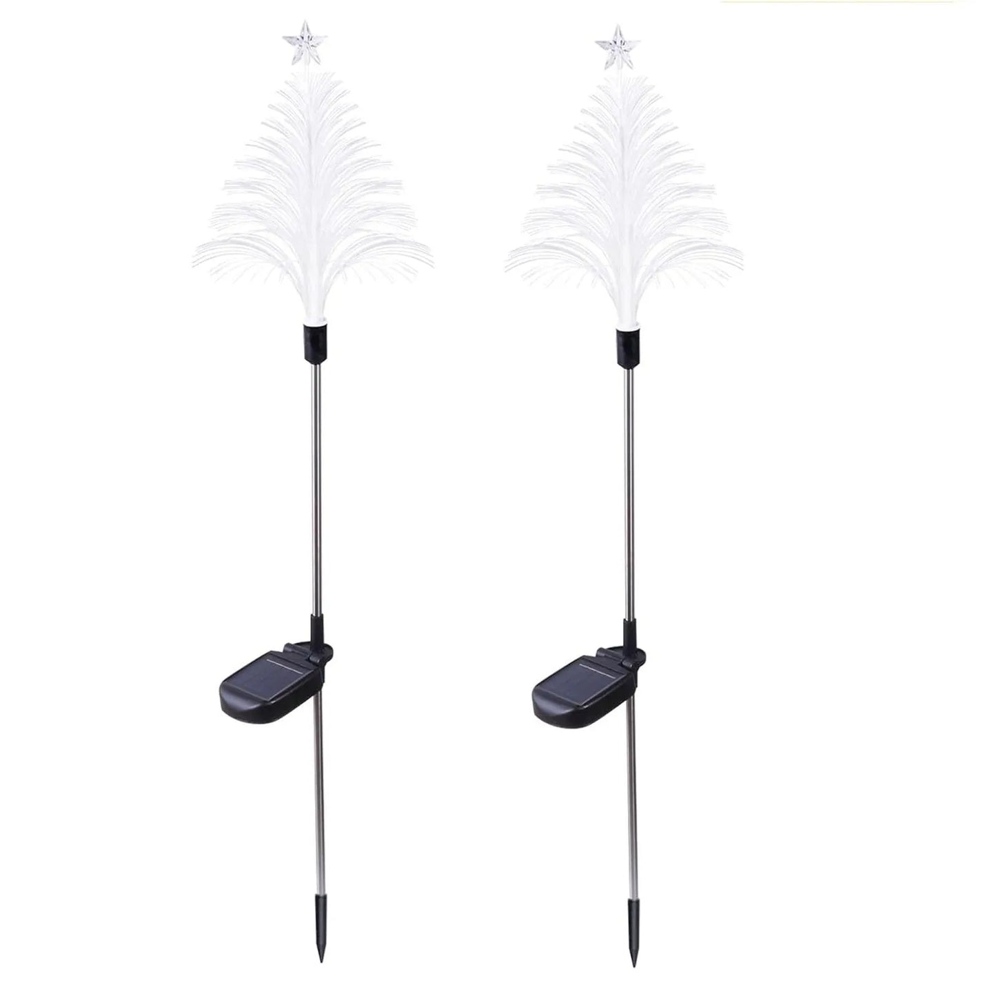 SET 4 Lampi Solare pentru Gradina cu 7 Culori Schimbatoare