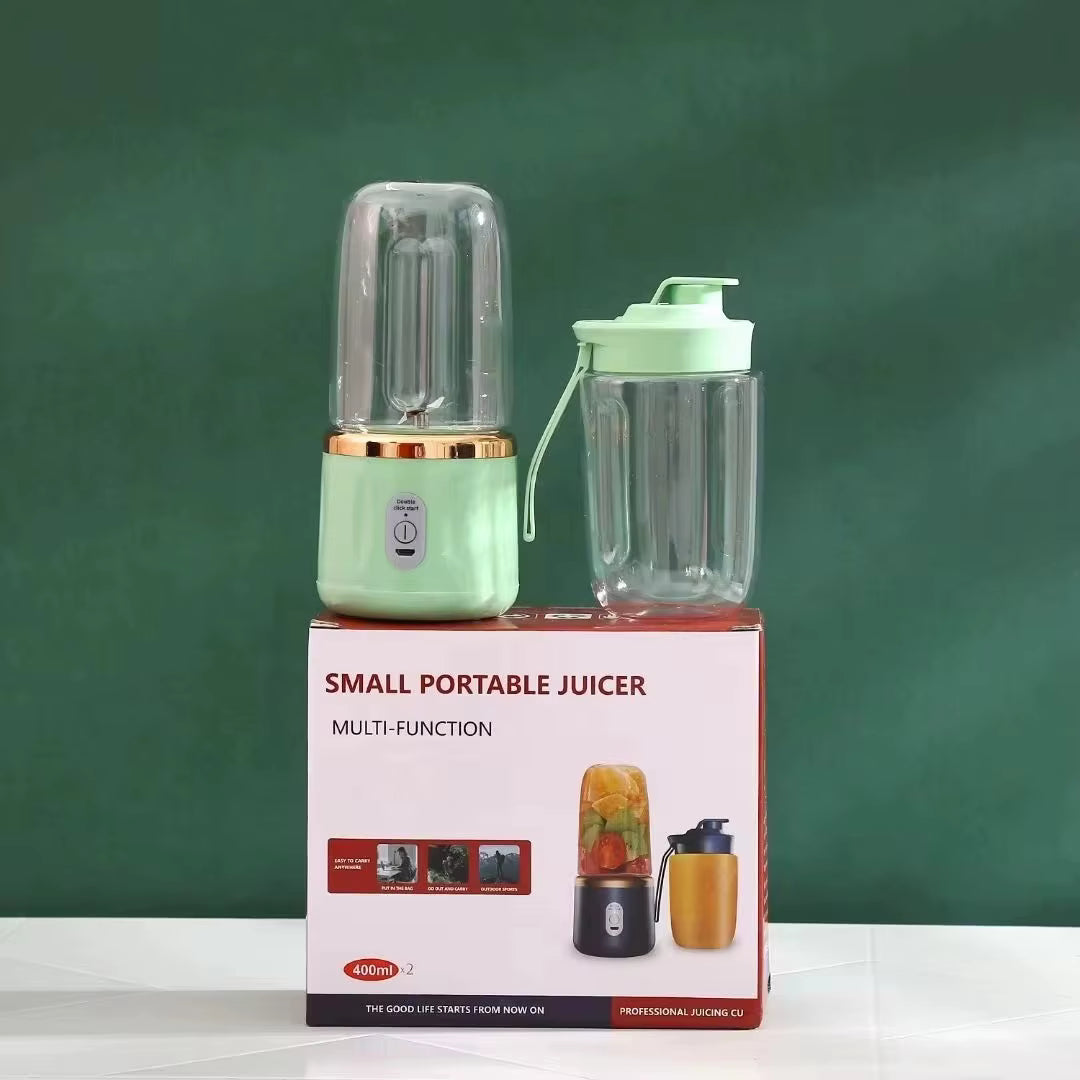 Mini Blender Portabil cu 2 Recipiente 400ml + 400ml