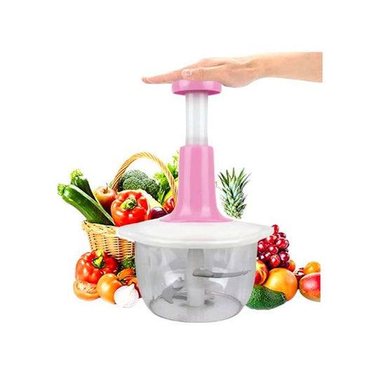 Tocator Manual cu 4 Lame direct Montate Pentru Legume si Carne, 2L