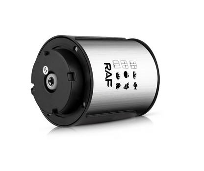 Tocator Electric RAF, Bol Din Inox, 4 Lame, Capacitate 3L, 1000W