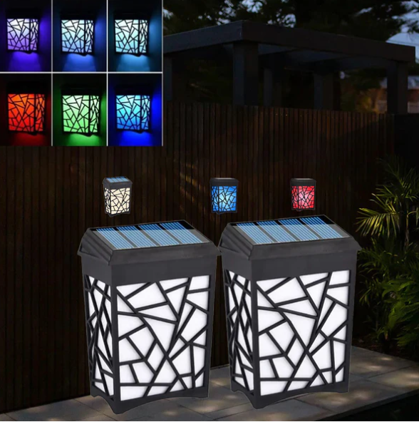 SET 3 Lumini Solare Colorate Decorative