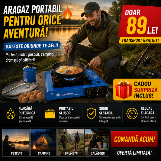 Aragaz Camping Portabil, Cutie Transport