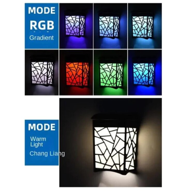SET 3 Lumini Solare Colorate Decorative