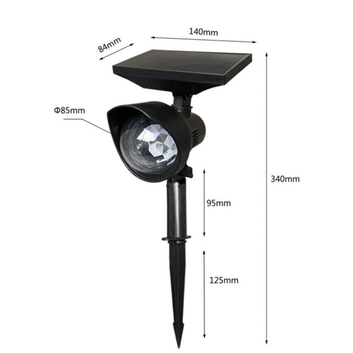 Lampa Solara cu Jocuri de Lumina – Efecte Magice